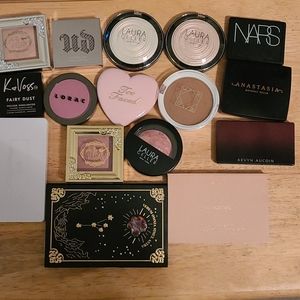 Blush, highlighter,  bronzer makeup lot